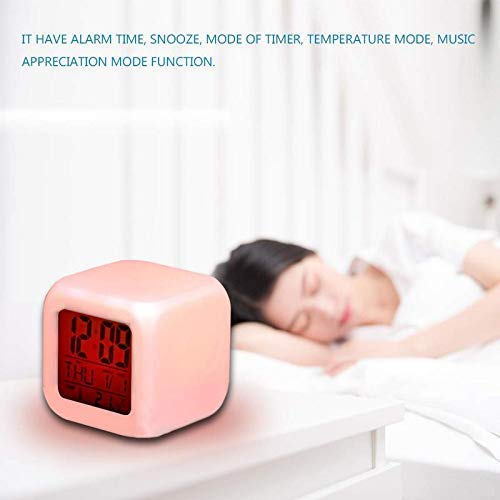 led alarm clock portabel